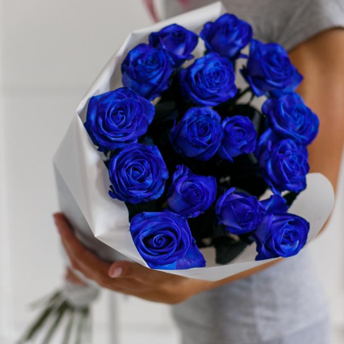 Букет "Синие розы"